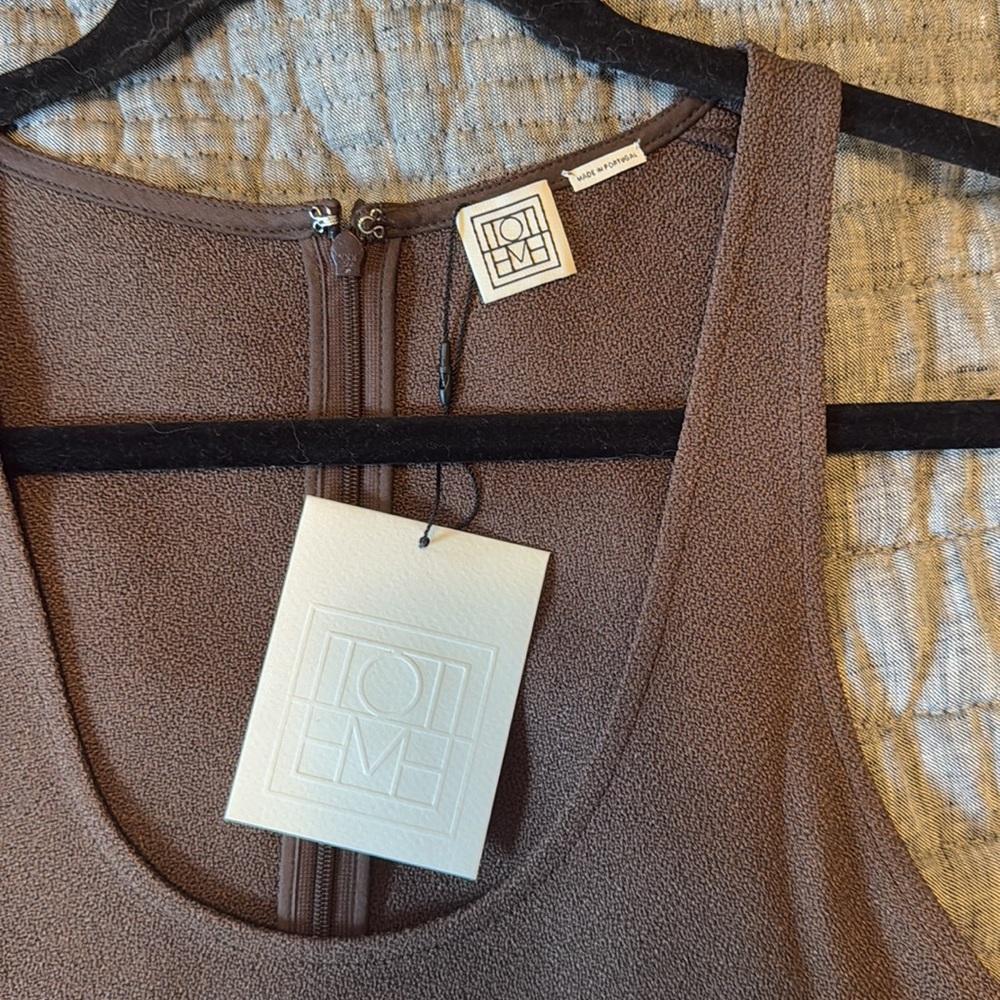 {Toteme} Sablé Midi Dress - Picture 4 of 6